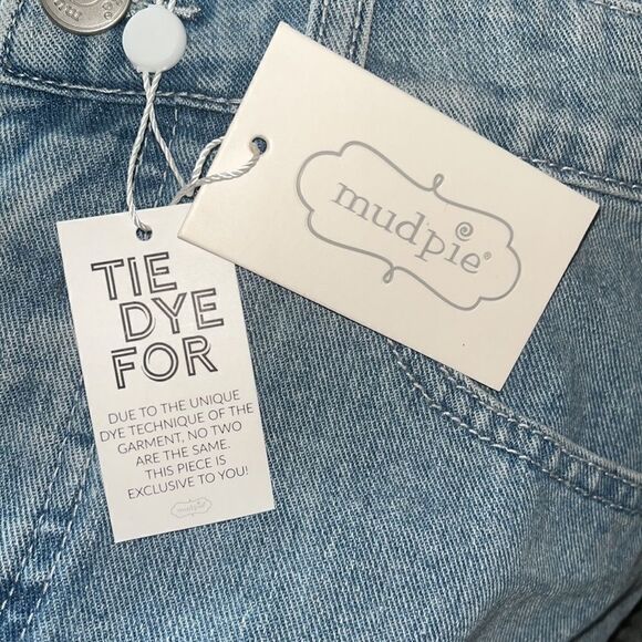 Mud Pie Mudpie Tie Dye Denim Skirt Sz Small - Picture 4 of 5